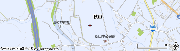 茨城県高萩市秋山周辺の地図