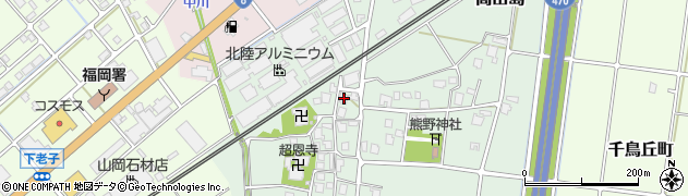富山県高岡市笹川91周辺の地図