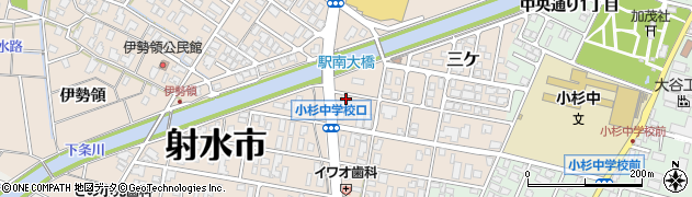 ホワイト急便・ホープクリーニング富山小杉駅南店周辺の地図