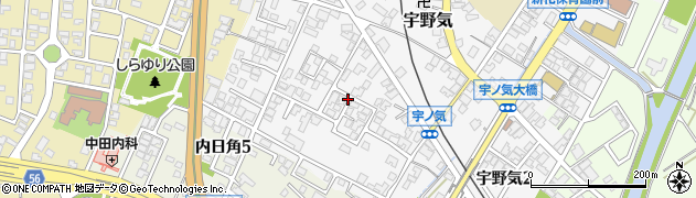石川県かほく市宇野気（ト）周辺の地図