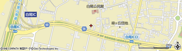 石川県かほく市白尾ヌ周辺の地図