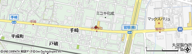 富山県射水市手崎周辺の地図