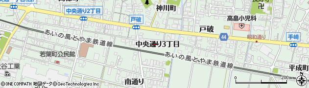 富山県射水市戸破中央通り３丁目2154周辺の地図