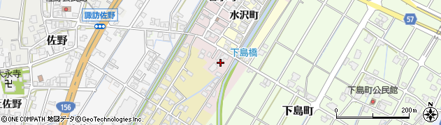 富山県高岡市若水町周辺の地図