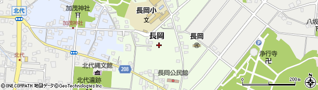 富山県富山市長岡周辺の地図
