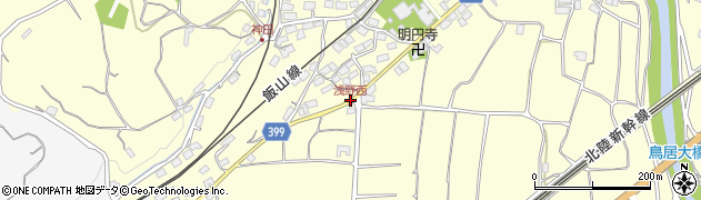 浅野西周辺の地図