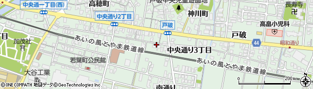 富山県射水市戸破中央通り３丁目2106周辺の地図