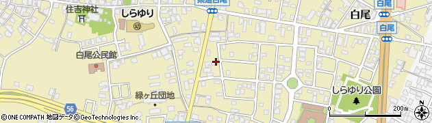 石川県かほく市白尾（ル）周辺の地図