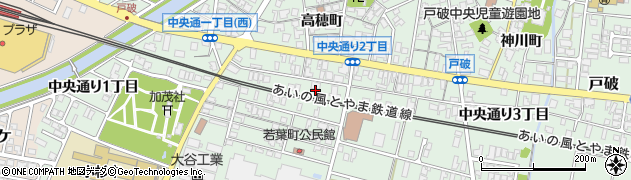 富山県射水市戸破中央通り２丁目2094周辺の地図