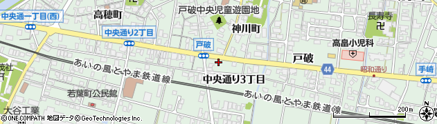 富山県射水市戸破中央通り３丁目2175周辺の地図