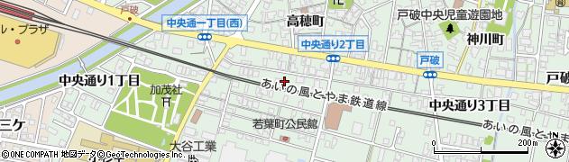 富山県射水市戸破中央通り２丁目2090周辺の地図