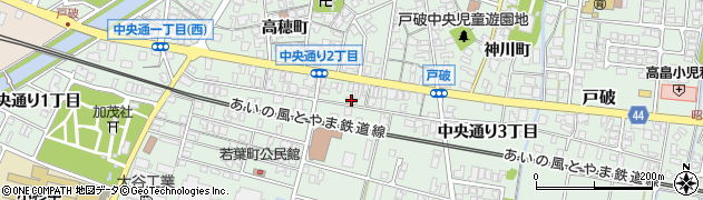 富山県射水市戸破中央通り２丁目2227周辺の地図