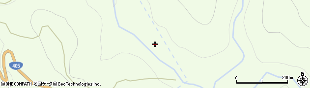 ハンノ木沢周辺の地図