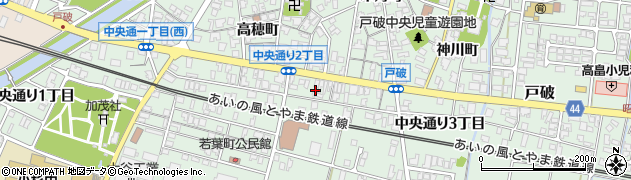 富山県射水市戸破中央通り２丁目2226周辺の地図