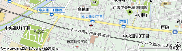 富山県射水市戸破中央通り２丁目2242周辺の地図