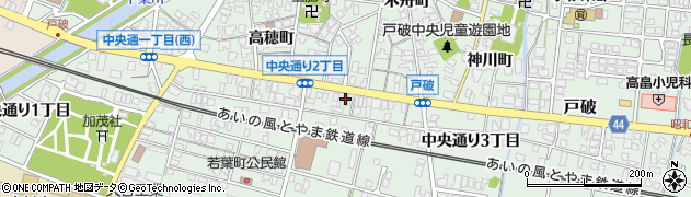 富山県射水市戸破中央通り２丁目2222周辺の地図