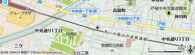 富山県射水市戸破中央通り２丁目2083周辺の地図
