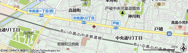 富山県射水市戸破中央通り２丁目2224周辺の地図
