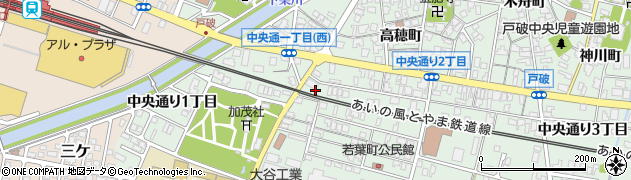 富山県射水市戸破中央通り２丁目2078周辺の地図