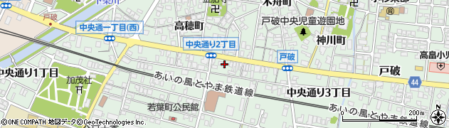 富山県射水市戸破中央通り２丁目2230周辺の地図