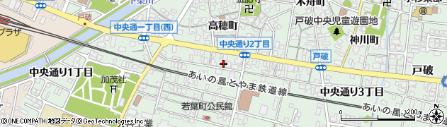 富山県射水市戸破中央通り２丁目2245周辺の地図