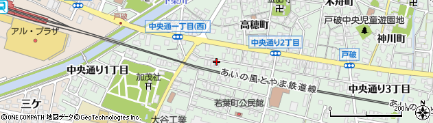 富山県射水市戸破中央通り２丁目2085周辺の地図
