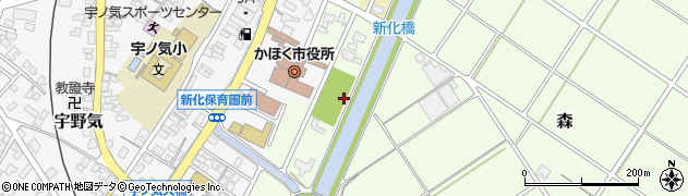 石川県かほく市森（ル）周辺の地図