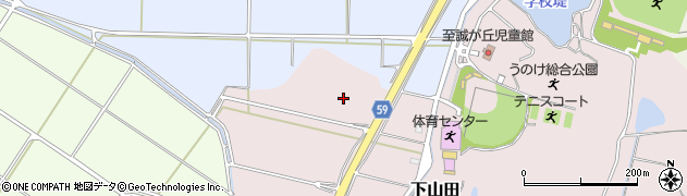 石川県かほく市下山田（ロ）周辺の地図