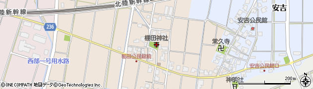 棚田神社周辺の地図