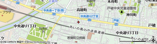 富山県射水市戸破中央通り２丁目2246周辺の地図