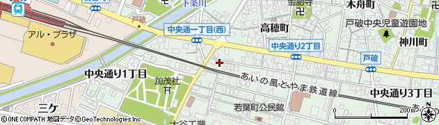 富山県射水市戸破中央通り２丁目2079周辺の地図
