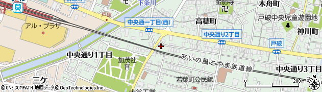富山県射水市戸破中央通り２丁目2075周辺の地図