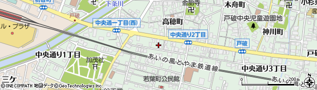 富山県射水市戸破中央通り２丁目2262周辺の地図