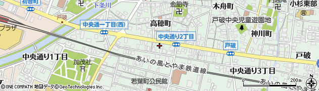 富山県射水市戸破中央通り２丁目2247周辺の地図