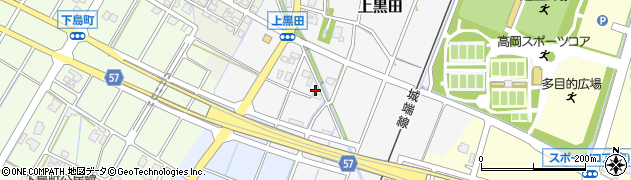 富山県高岡市上黒田208周辺の地図