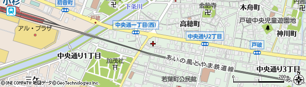 富山県射水市戸破中央通り２丁目2273周辺の地図
