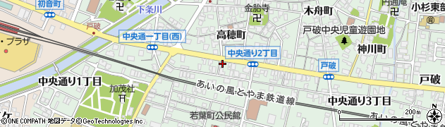 富山県射水市戸破中央通り２丁目2250周辺の地図