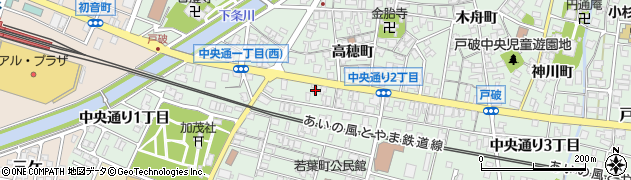 富山県射水市戸破中央通り２丁目2259周辺の地図