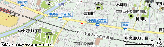 富山県射水市戸破中央通り２丁目2254周辺の地図