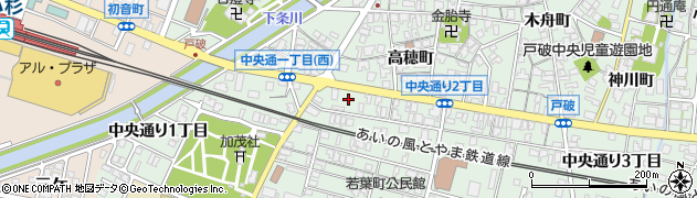 富山県射水市戸破中央通り２丁目2268周辺の地図