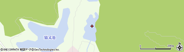 蓑ケ谷池周辺の地図
