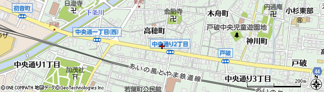 富山県射水市戸破中央通り２丁目3541周辺の地図
