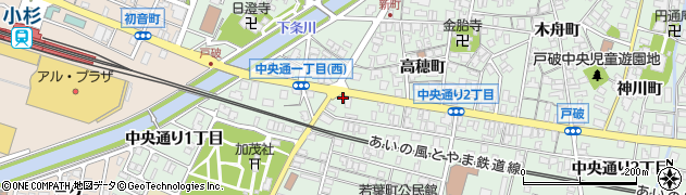 富山県射水市戸破中央通り２丁目2276周辺の地図