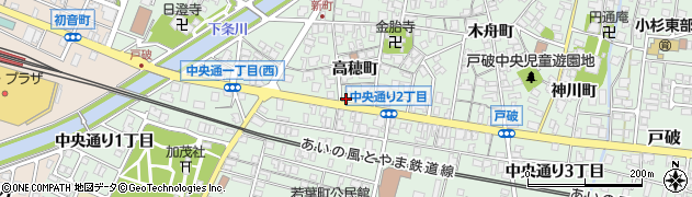 富山県射水市戸破中央通り２丁目3534周辺の地図