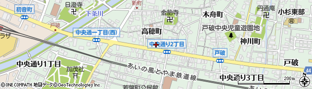 富山県射水市戸破中央通り２丁目3538周辺の地図