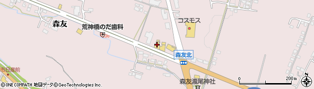 栃木県日光市森友936周辺の地図