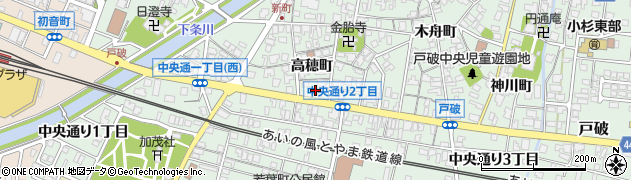 富山県射水市戸破中央通り２丁目3535周辺の地図