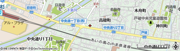 富山県射水市戸破中央通り２丁目3662周辺の地図
