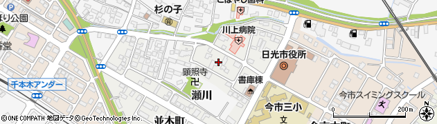 栃木県日光市並木町5周辺の地図