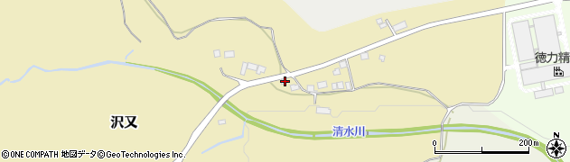 栃木県日光市沢又84周辺の地図